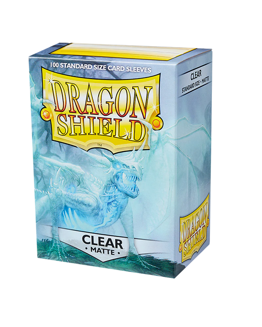 Dragon Shield: Standard 100ct Sleeves - Clear (Matte)
