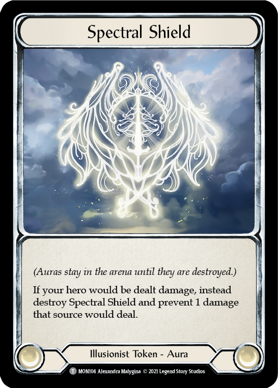 Spectral Shield // Hatchet of Body [MON104 // MON105] (Monarch)  1st Edition Normal