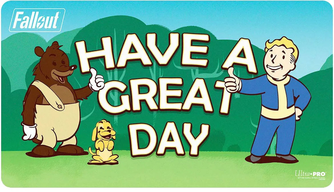 Fallout - Vault Boy - Play Mat -Have a Great Day
