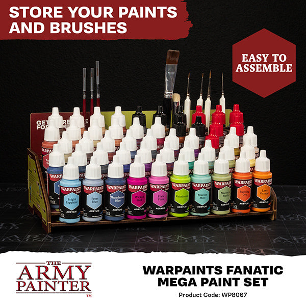 Warpaint: Fanatic Mega Paint Set (50 colors + 1 brush)