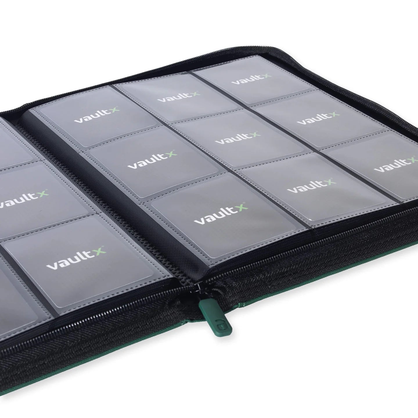 9 Pocket Exo-Tec Zip Binder: Forest Green