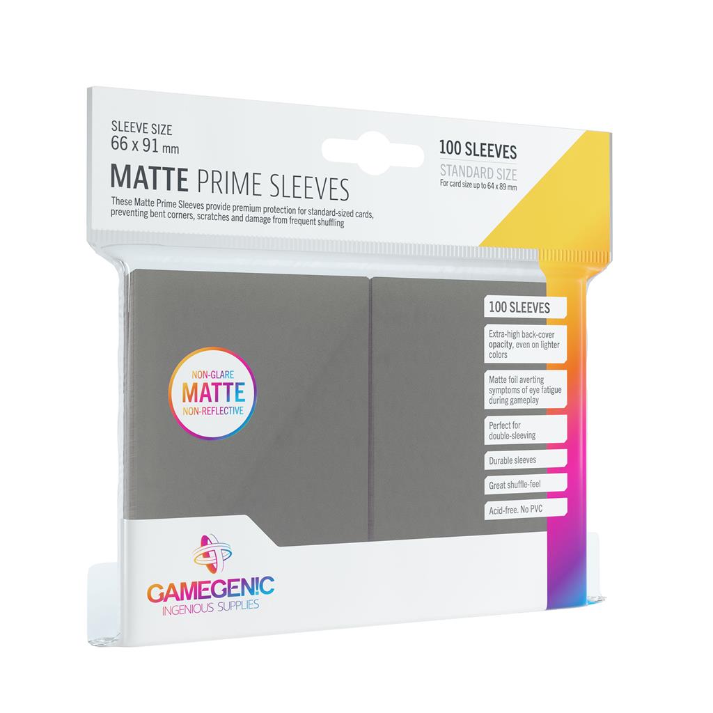 GameGenic: Matte Prime Sleeves grey