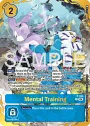 Mental Training (Premium Card Collection -Digimon Training Set-) [D-PR - P-104 P] - Digimon Promotion Cards