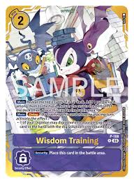 Wisdom Training (Premium Card Collection -Digimon Training Set-) [D-PR - P-108 P - Promo] - Digimon Promotion Cards