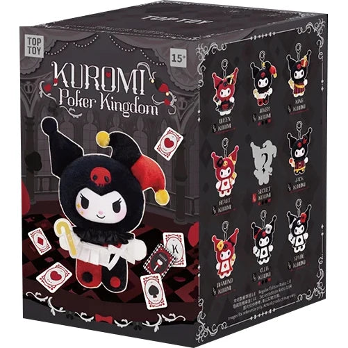 TOPTOY Sanrio Kuromi Poker Kingdom Series Vinyl Plush Pendant Blind Box