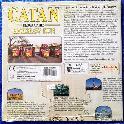 Catan – Rickshaw Run Scenarios - Board Game