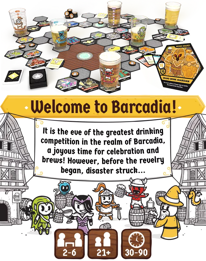 Heroes of Barcadia - Board Game