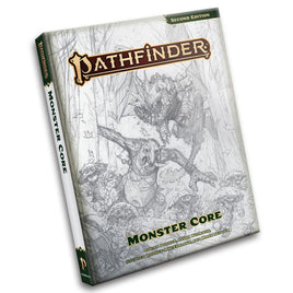 Pathfinder - Monster Core Sketch Cover 2e