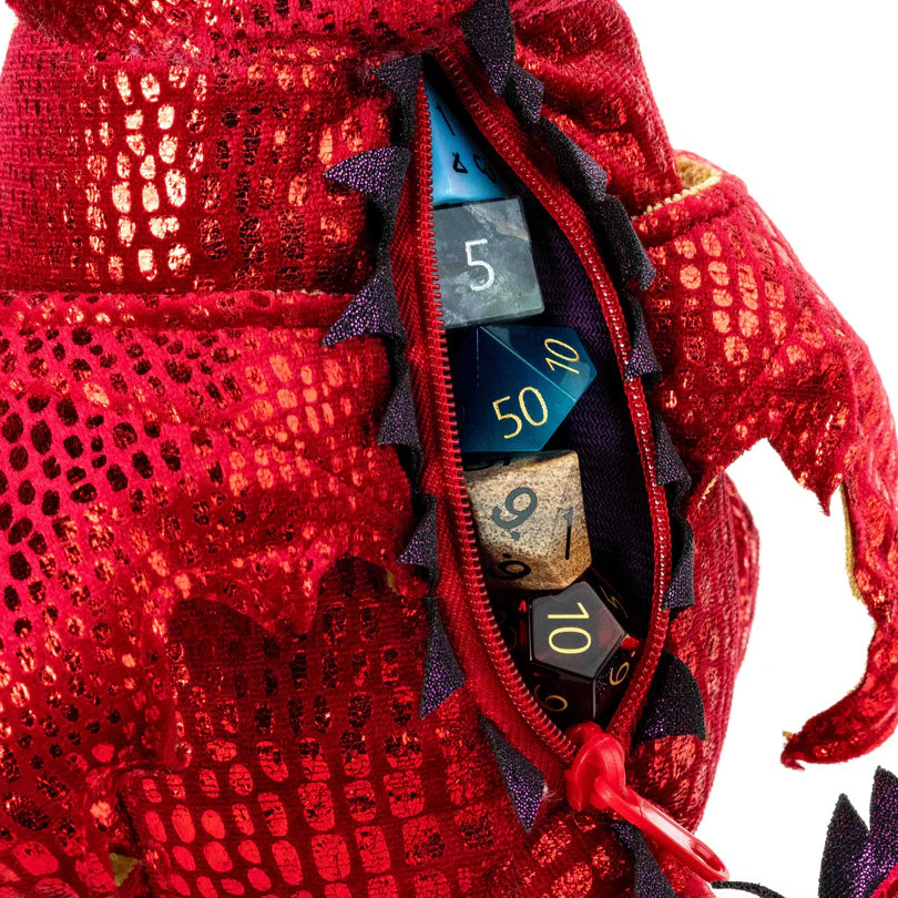 Borsa Portadadi di Peluche Drago Rosso