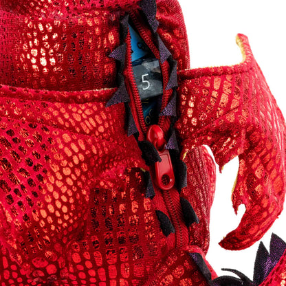 Borsa Portadadi di Peluche Drago Rosso