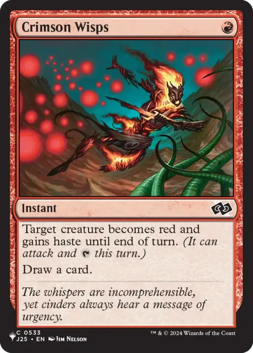 Crimson Wisps (J25) [LIST - 533 - Common] - The List Reprints