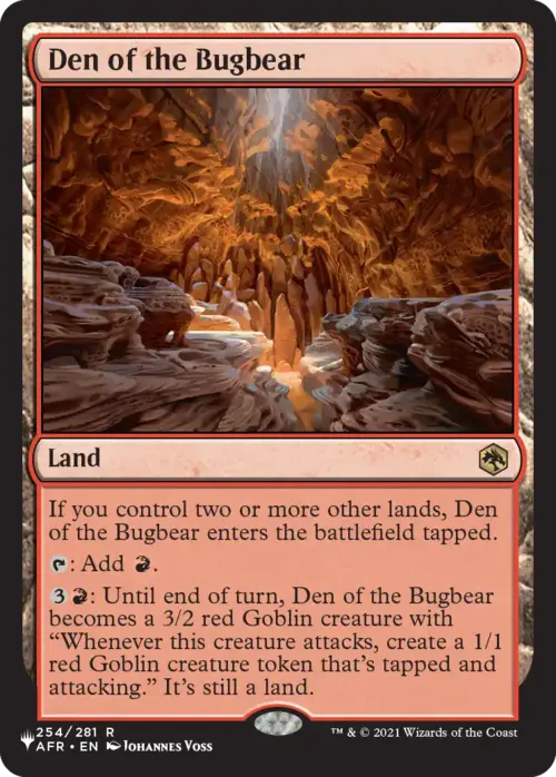 Den of the Bugbear [LIST - 254 - Rare] - The List Reprints