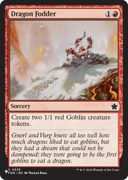 Dragon Fodder (FDN) [LIST - 535 - Common] - The List Reprints