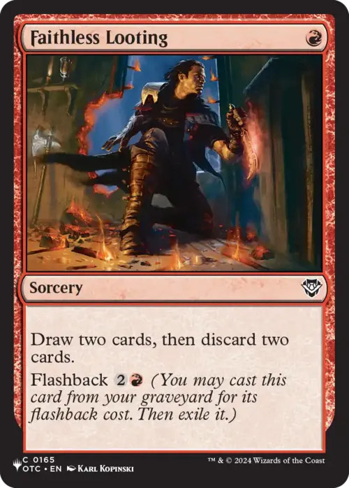 Faithless Looting (OTC) [LIST - 165 - Common] - The List Reprints