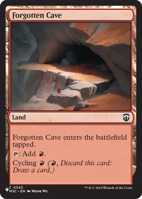 Forgotten Cave (M3C) [LIST - 343 - Common] - The List Reprints
