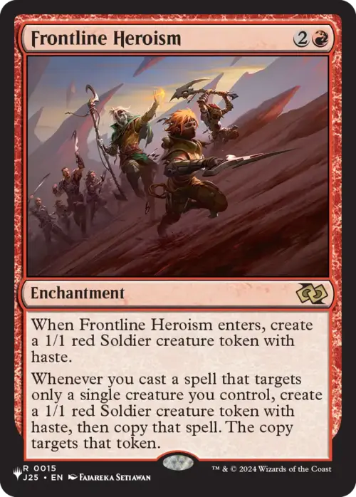 Frontline Heroism [LIST - 15 - Rare] - The List Reprints