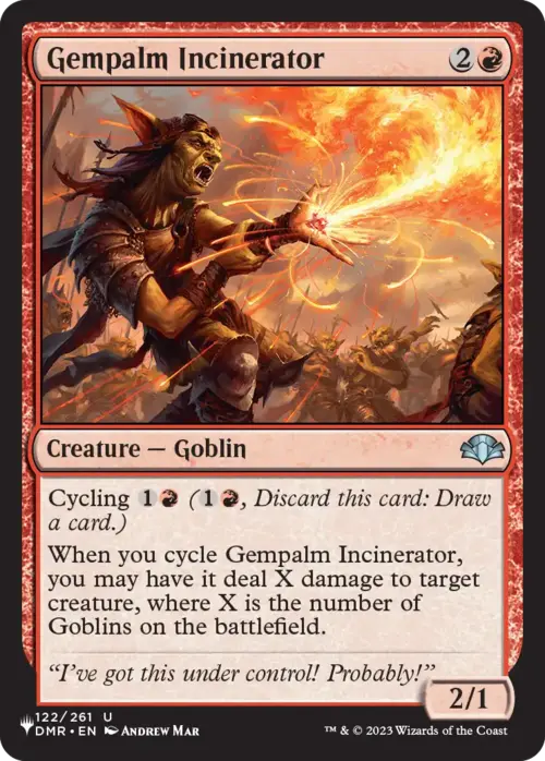 Gempalm Incinerator (DMR) [LIST - 122 - Uncommon] - The List Reprints