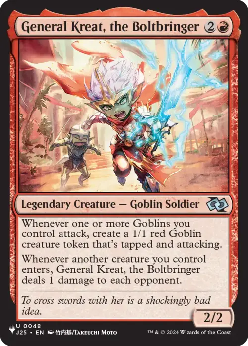 General Kreat, the Boltbringer (Anime) [LIST - 48 - Uncommon] - The List Reprints
