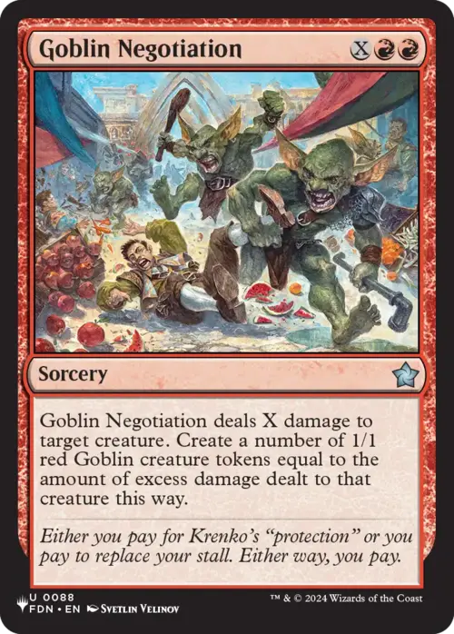 Goblin Negotiation [LIST - 88 - Uncommon] - The List Reprints