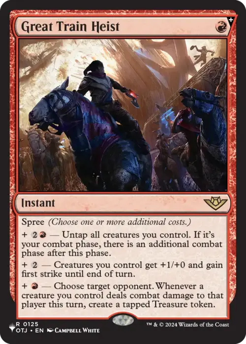 Great Train Heist [LIST - 125 - Rare] - The List Reprints