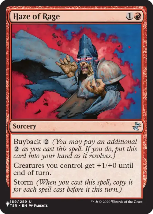 Haze of Rage [LIST - 169 - Uncommon] - The List Reprints