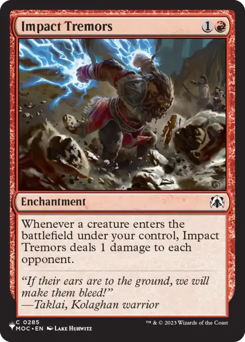 Impact Tremors (MOC) [LIST - 285 - Common] - The List Reprints