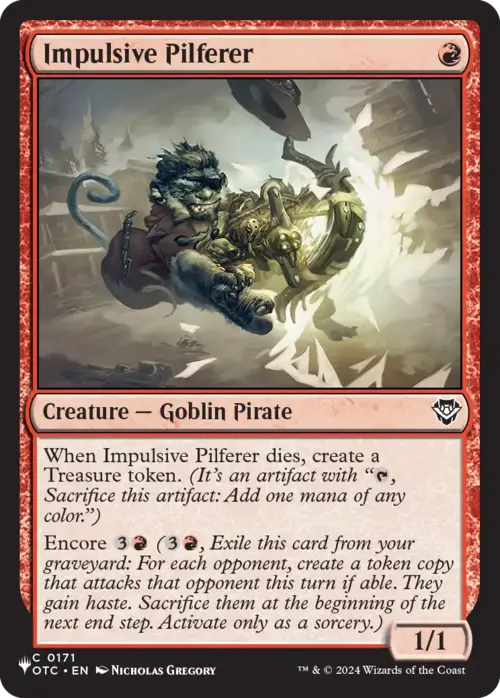 Impulsive Pilferer [LIST - 171 - Common] - The List Reprints