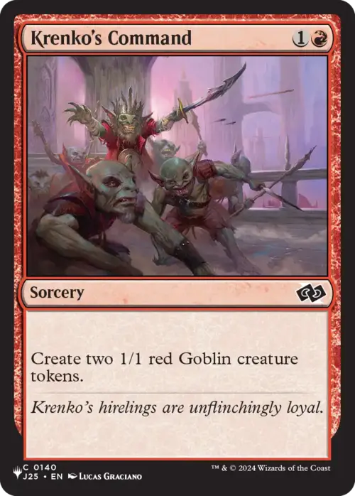 Krenko's Command (J25) [LIST - 140 - Common] - The List Reprints