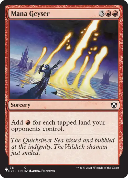Mana Geyser (C21) [LIST - 176 - Common] - The List Reprints
