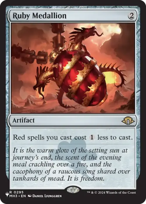 Ruby Medallion [LIST - 295 - Rare] - The List Reprints
