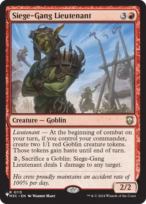 Siege-Gang Lieutenant [LIST - 113 - Rare] - The List Reprints