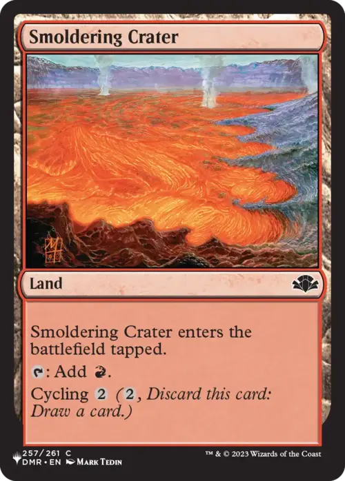 Smoldering Crater [LIST - 257 - Common] - The List Reprints