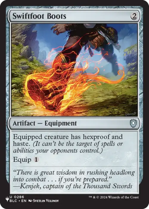 Swiftfoot Boots (BLC) [LIST - 286 - Uncommon] - The List Reprints
