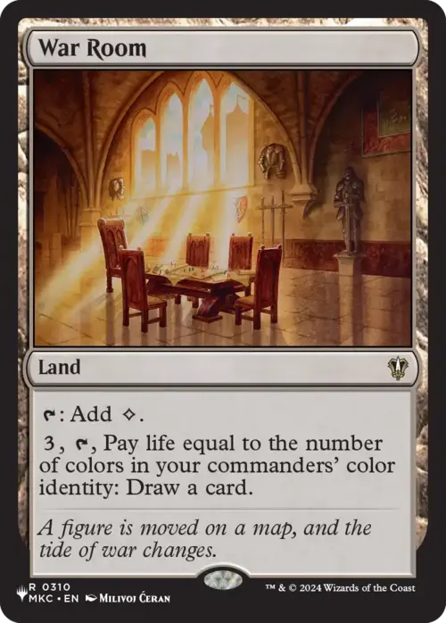 War Room (MKC) [LIST - 310 - Rare] - The List Reprints