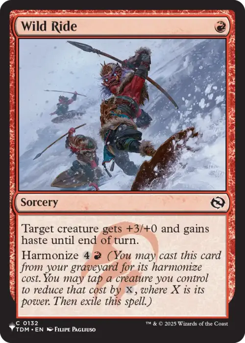 Wild Ride [LIST - 132 - Common] - The List Reprints