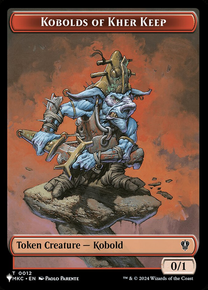 Soldier (UMA) // Kobolds of Kher Keep (MKC) Double-sided Token [LIST - 11 // 12 - Token] - The List Reprints