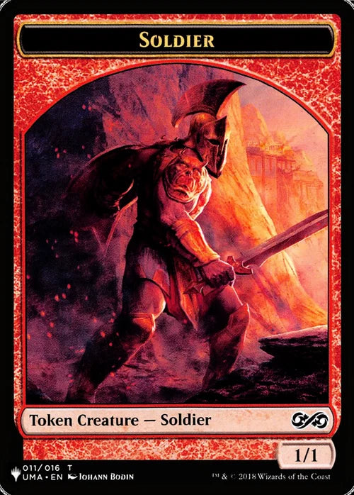 Soldier (UMA) // Kobolds of Kher Keep (MKC) Double-sided Token [LIST - 11 // 12 - Token] - The List Reprints