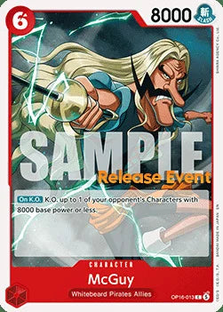 McGuy [OP16 RE - OP16-013 - Common] - The Time of Battle Release Event Cards