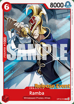 Ramba [OP16 RE - OP16-016 - Common] - The Time of Battle Release Event Cards
