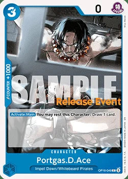 Portgas.D.Ace (049) [OP16 RE - 049 - Common] - The Time of Battle Release Event Cards