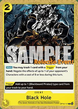 Black Hole [OP16 RE - OP09-098 - Common] - The Time of Battle Release Event Cards