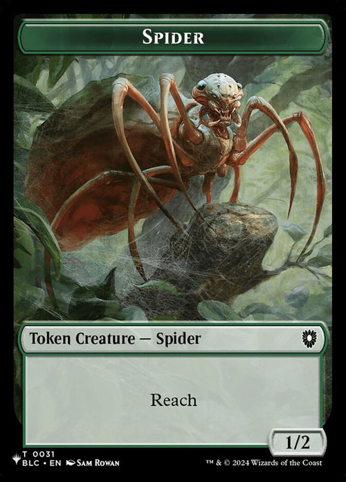 Treasure // Spider Double-Sided Token [LIST - Token] - The List Reprints
