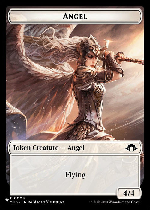 Pest // Angel Double-Sided Token [LIST - Token] - The List Reprints
