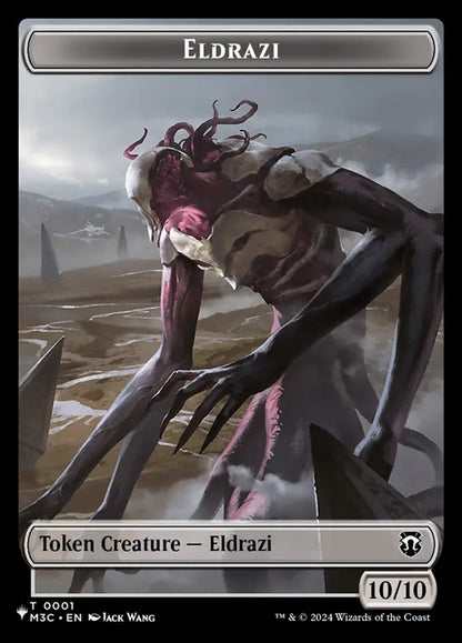 Eldrazi // Elf Warrior Double-Sided Token [LIST - Token] - The List Reprints

