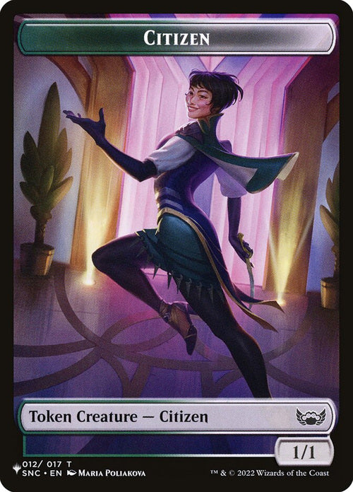 Citizen // Dinosaur Double-Sided Token [LIST - Token] - The List Reprints
