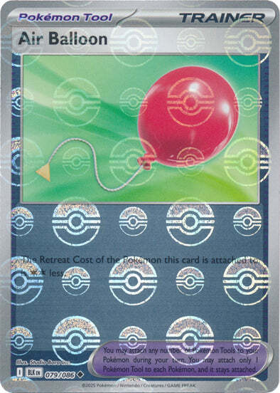 Ballon à Air (Motif Poké Ball) [BLK - 079/086] - SV: Éclair Noir