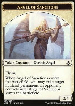 Angel of Sanctions // Drake Double-Sided Token [AKH - 1 // 18]