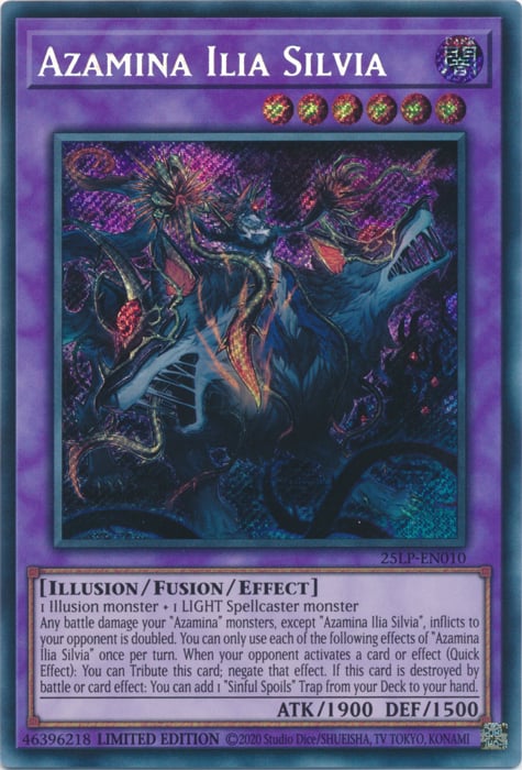 Azamina Ilia Silvia (Secret Rare) [25LP - 25LP-EN010] - Pack Limité Championnat du Monde 2025