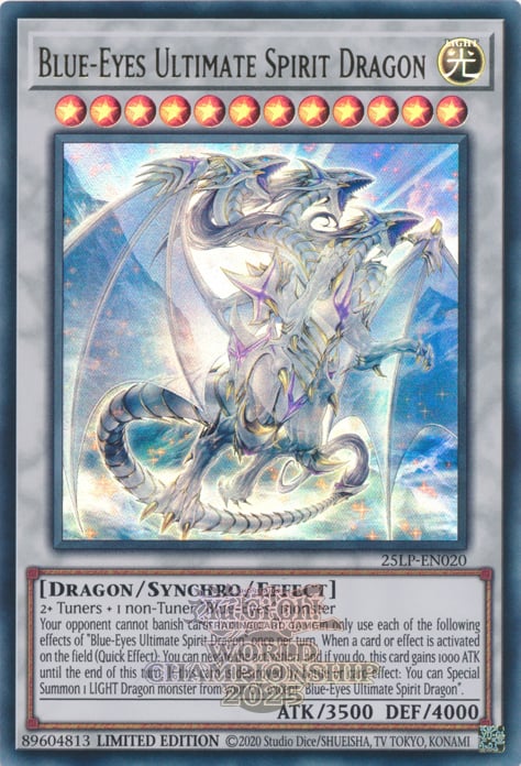 Blue-Eyes Ultimate Spirit Dragon (EUR) [25LP - 25LP-EN020]