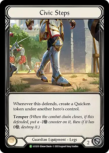 Civic Steps - LGS210 [PR - LGS210 Promo] - Flesh and Blood: Promo Cards
